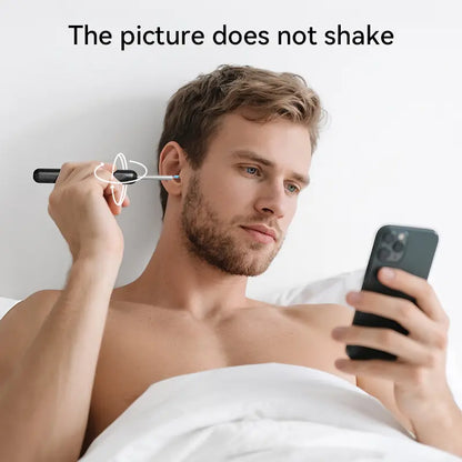 1080P HD Ear Wax Removal Tool with Camera, 6-Piece Ear Cleaning Kit, Rechargeable USB Ear Cleaner with WiFi Connectivity